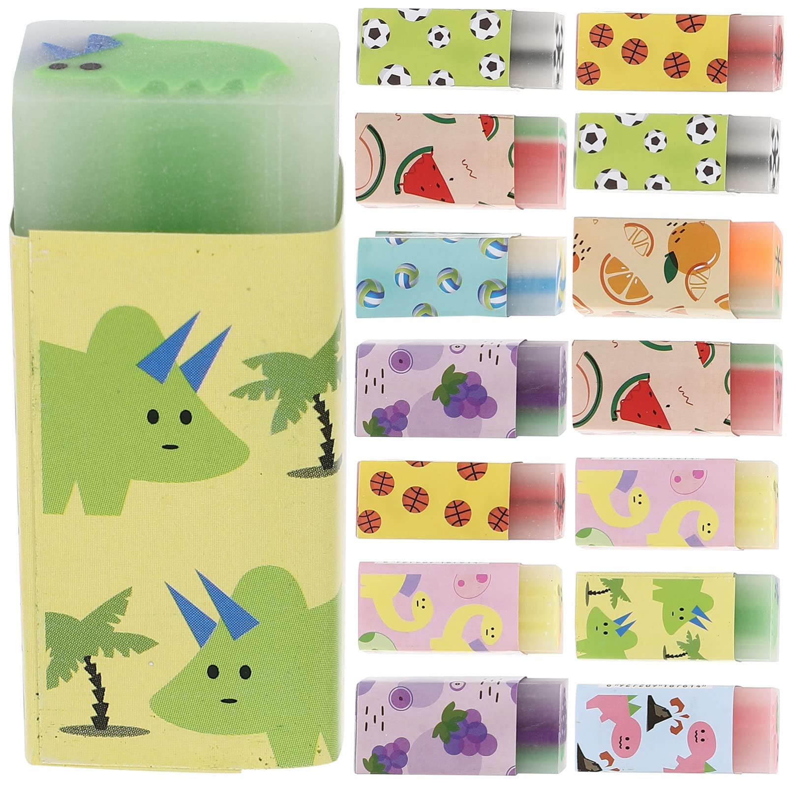 Toyvian Pencil Erasers Colorful Pencil Erasers for Elementary School Students Lightweight PVC Material for and Office Use 15-Pack Kids Cartoon-Style
Toyvian Pencil Erasers Colorful Pencil Erasers for Elementary School Students Lightweight PVC Material for and Office Use 15-Pack Kids Cartoon-Style