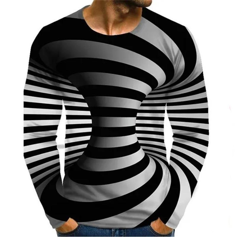 Men s Graphic Optical Illusion T-shirt 3D Printed Long Sleeve Daily Tops Streetwear Round Neck Graphics Tees Apparel Cool Tshirt S
Men s Graphic Optical Illusion T-shirt 3D Printed Long Sleeve Daily Tops Streetwear Round Neck Graphics Tees Apparel Cool Tshirt S