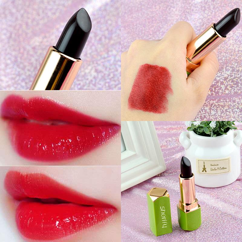 Sherffy Phantom Color-Changing Moisturizing Lipstick: Long-Lasting, Non-Stick, Waterproof in Black, Bright Red, and Grapefruit Orange Shades. 3.5g
Sherffy Phantom Color-Changing Moisturizing Lipstick: Long-Lasting, Non-Stick, Waterproof in Black, Bright Red, and Grapefruit Orange Shades. 3.5g