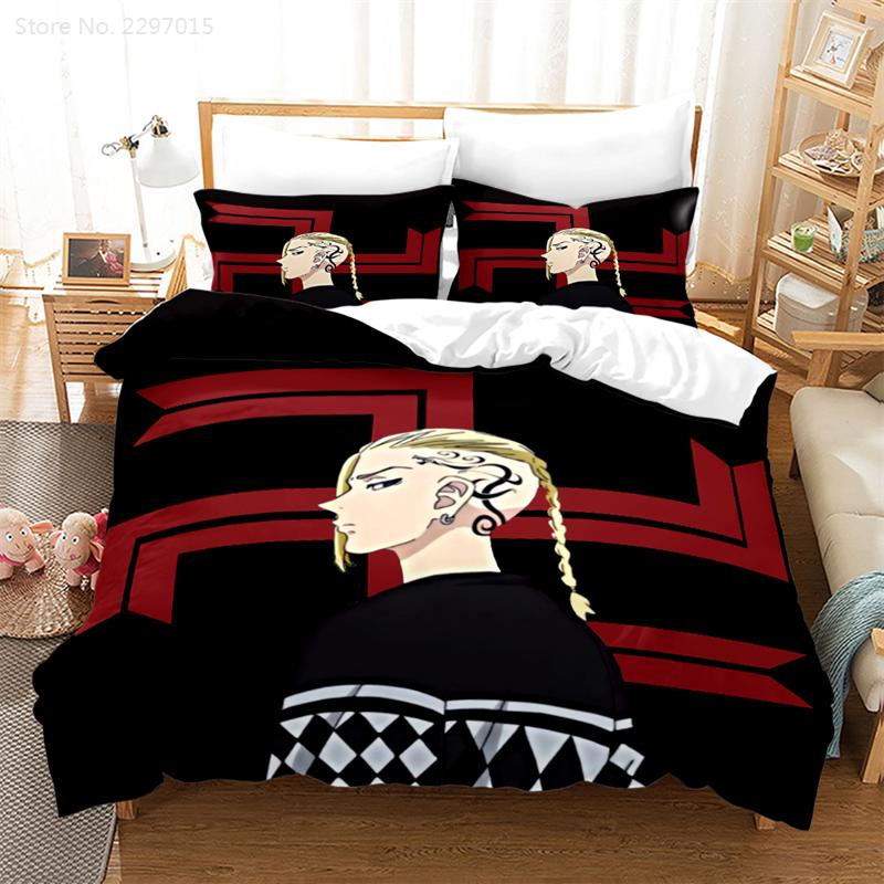 Anime Tokyo Revengers Duvet Cover Sets with Pillowcase Draken Ryūgūji Ken Mikey Sano Manjirō 3d Bedding Set Twin Queen King Size 135x200cm
Anime Tokyo Revengers Duvet Cover Sets with Pillowcase Draken Ryūgūji Ken Mikey Sano Manjirō 3d Bedding Set Twin Queen King Size 135x200cm