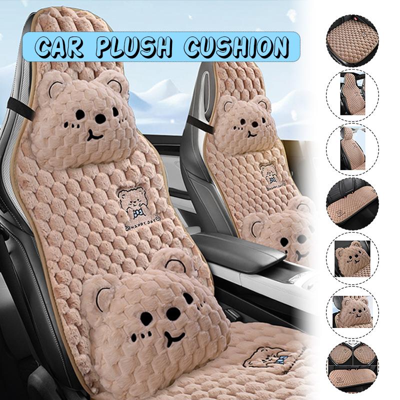 New Cartoon Bear Car Seat Cushion Winter Plush Warm Thickened Anti-slip Seat Cover Cute Ladies Universal Car Accessories
New Cartoon Bear Car Seat Cushion Winter Plush Warm Thickened Anti-slip Seat Cover Cute Ladies Universal Car Accessories