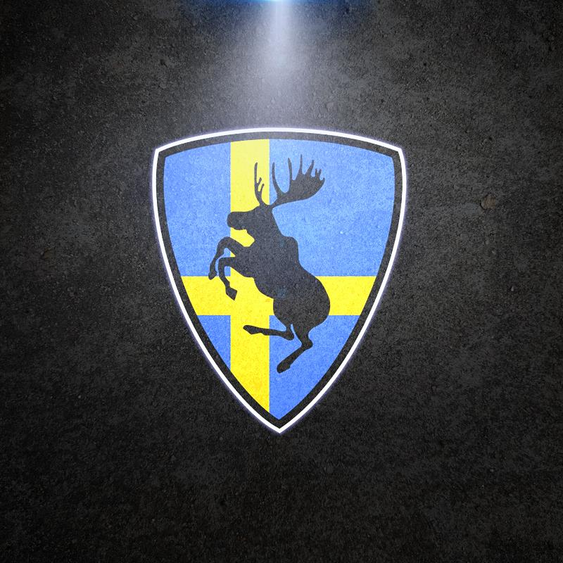 Prancing Moose Swedish Flag Logo Wireless Courtesy Car Door Projector LED Welcome Lights For Volvo XC40 XC60 S90 XC90 V90 Decor 1PCS For 1 Door
Prancing Moose Swedish Flag Logo Wireless Courtesy Car Door Projector LED Welcome Lights For Volvo XC40 XC60 S90 XC90 V90 Decor 1PCS For 1 Door