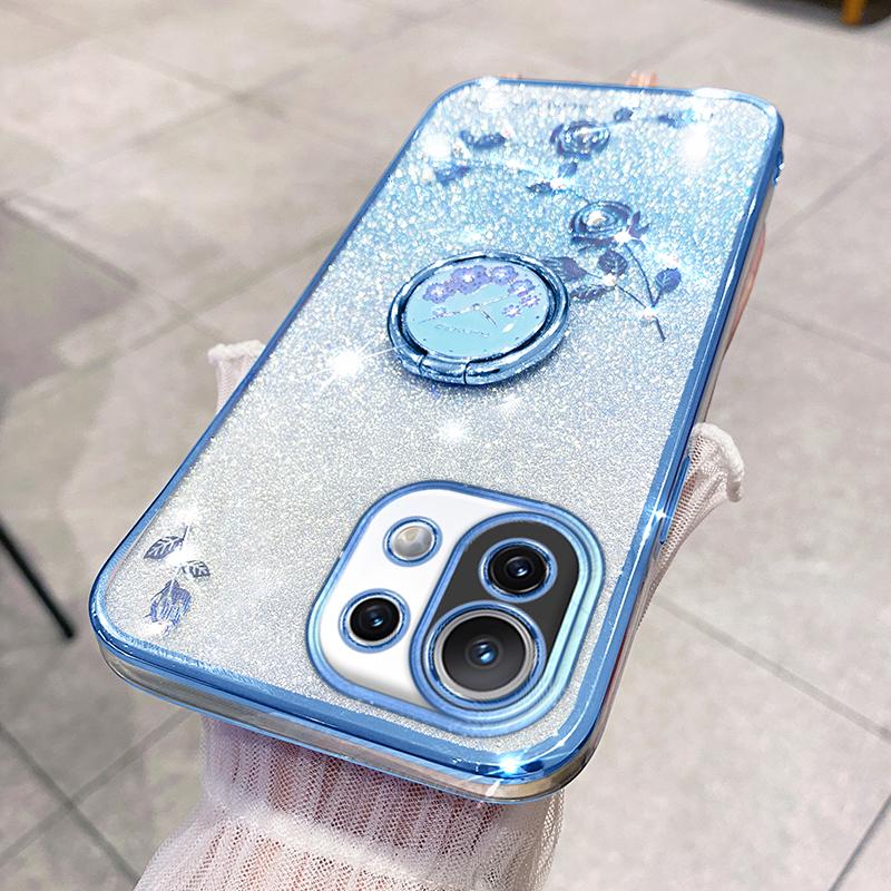 KADEM For Xiaomi Mi 11 Lite 4G/5G/11 Lite 5G NE Kickstand Phone Case Rhinestone Flower TPU Cover Blue
KADEM For Xiaomi Mi 11 Lite 4G/5G/11 Lite 5G NE Kickstand Phone Case Rhinestone Flower TPU Cover Blue