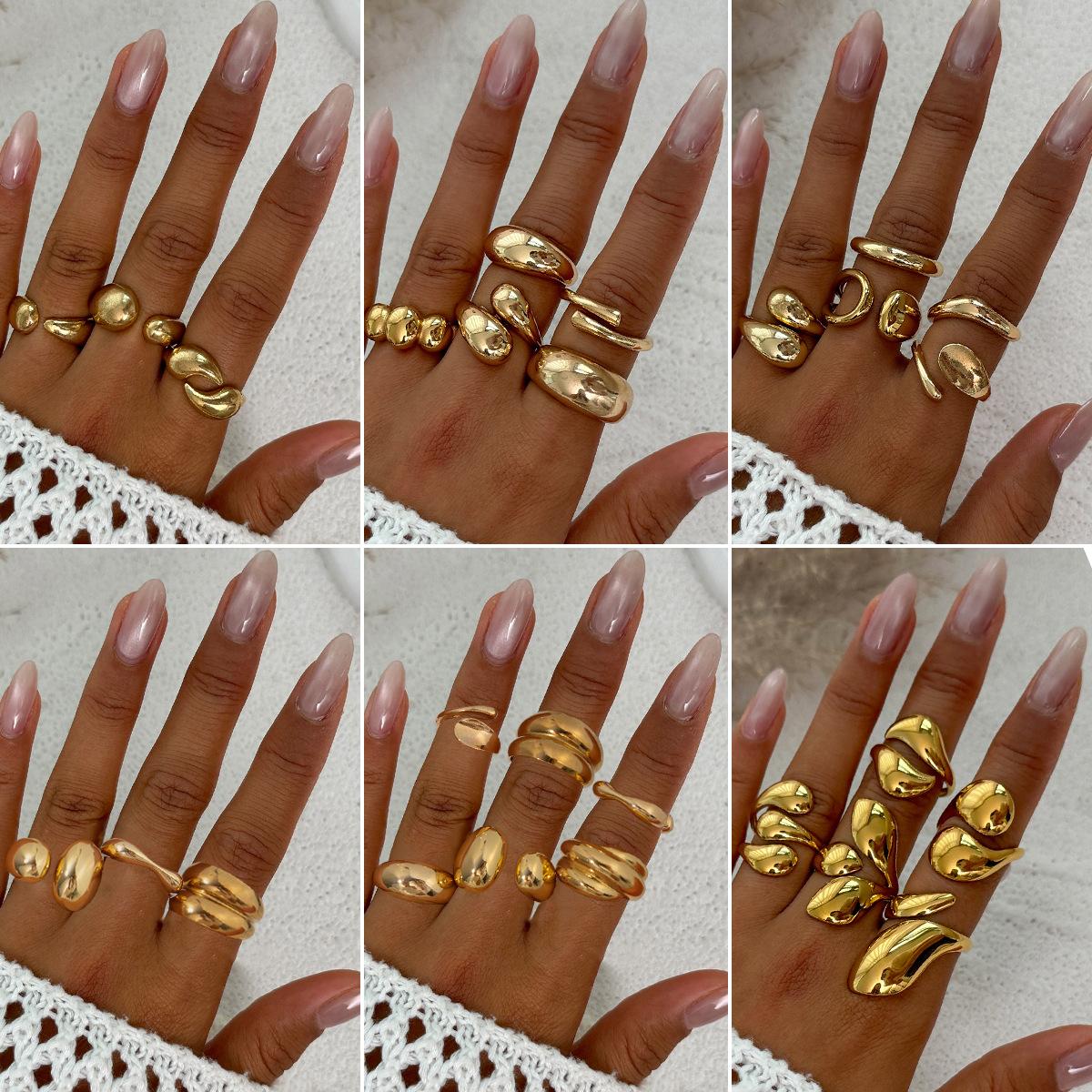 Simple ins smooth hug ring jewelry women, personalized design sense geometric open joint ring
Simple ins smooth hug ring jewelry women, personalized design sense geometric open joint ring