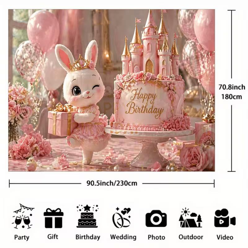 2D Flat Rose Gold Birthday Backdrop with Balloons & Roses for Aesthetic Party 47.2x31.5inch/120*80cm
2D Flat Rose Gold Birthday Backdrop with Balloons & Roses for Aesthetic Party 47.2x31.5inch/120*80cm