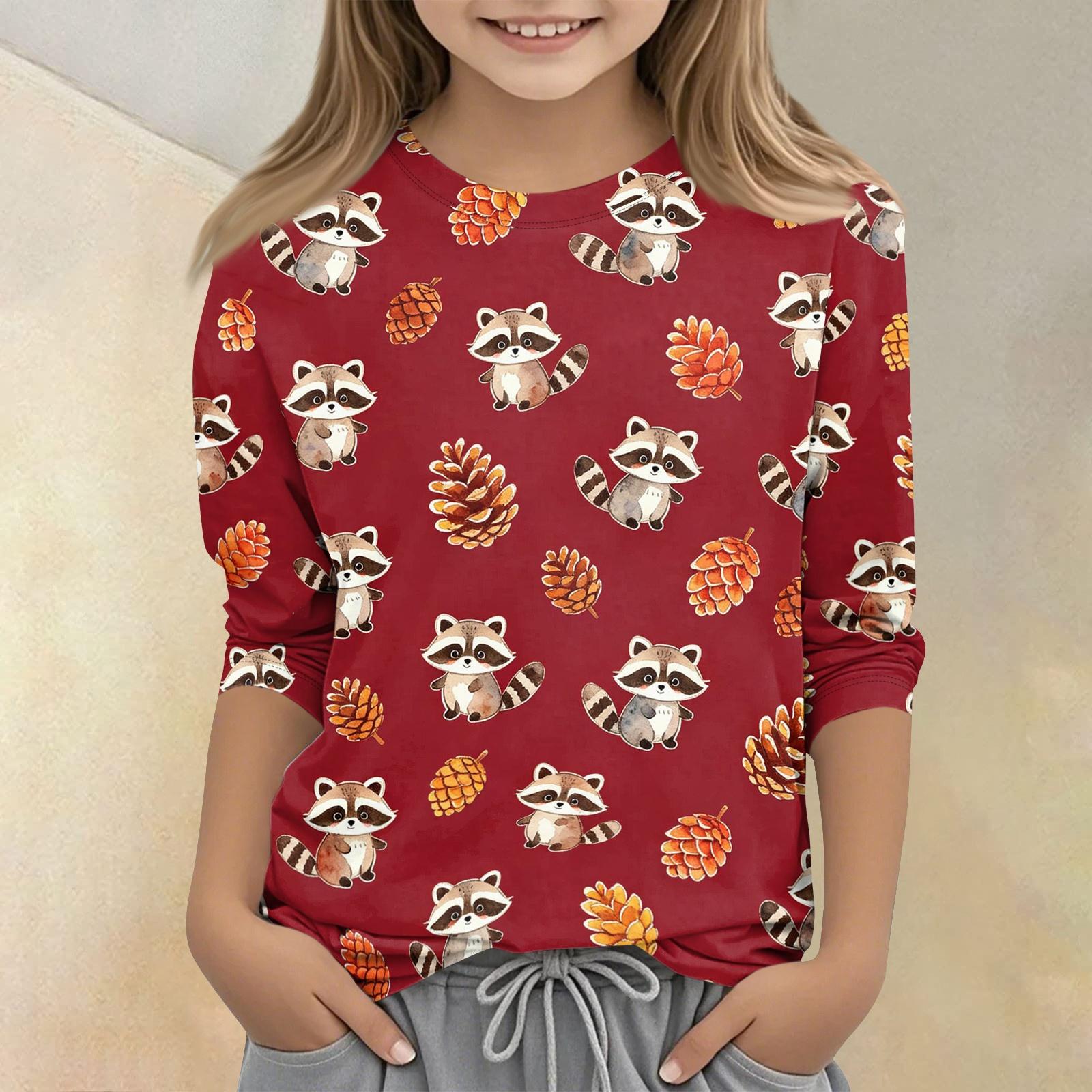 Kids Animal Print Casual T Shirt Round Neck Three Quarter Sleeve Soft Comfortable Fabric Suitable for Everyday Wear and Playtime 150 красный
Kids Animal Print Casual T Shirt Round Neck Three Quarter Sleeve Soft Comfortable Fabric Suitable for Everyday Wear and Playtime 150 красный