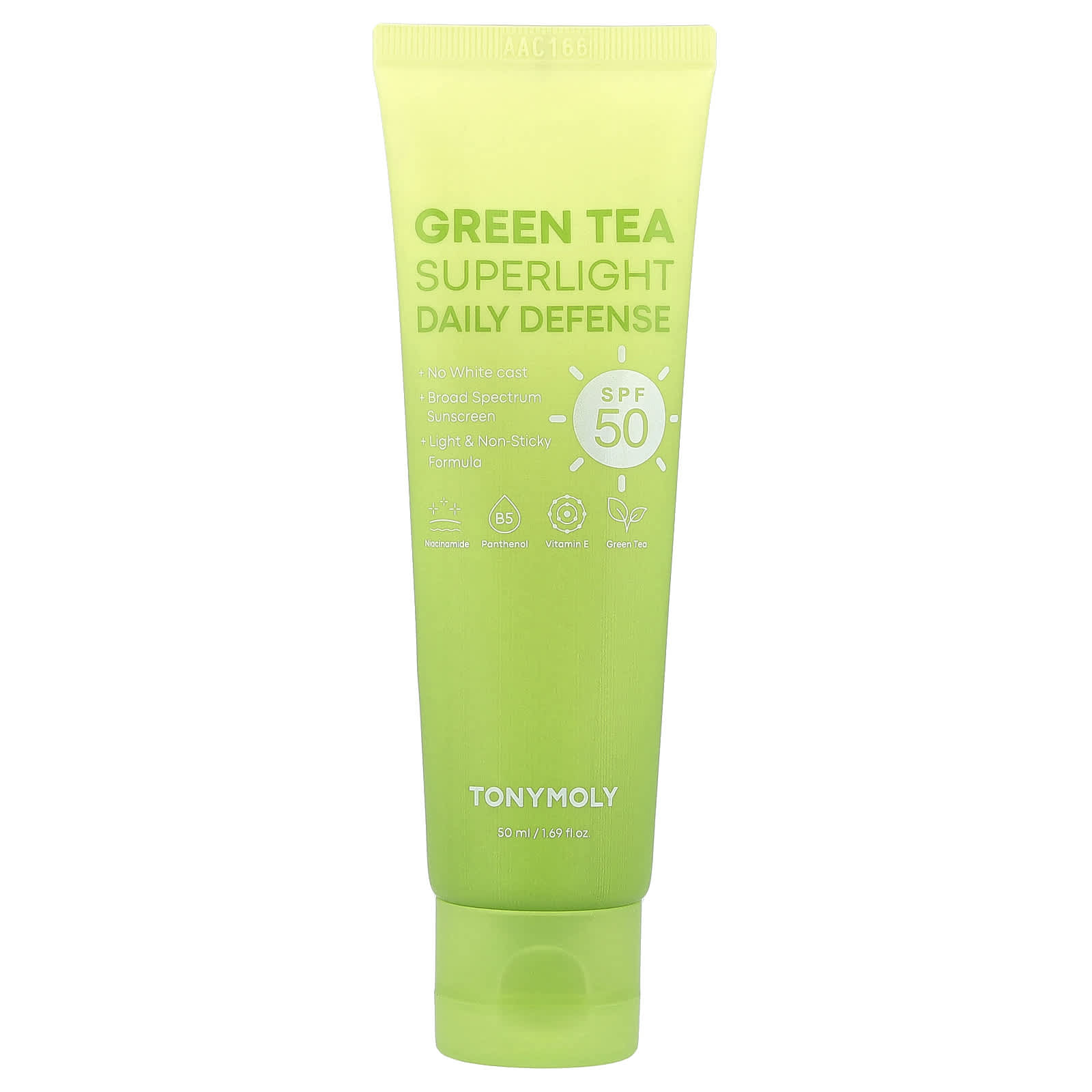 TonyMoly Green Tea Superlight Daily Defense, SPF 50, 50ml (1.69 fl oz)
TonyMoly Green Tea Superlight Daily Defense, SPF 50, 50ml (1.69 fl oz)