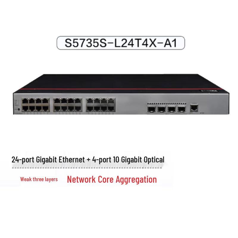 Huawei S5735-L24T4X-A1 Managed Gigabit Ethernet Switch
Huawei S5735-L24T4X-A1 Managed Gigabit Ethernet Switch