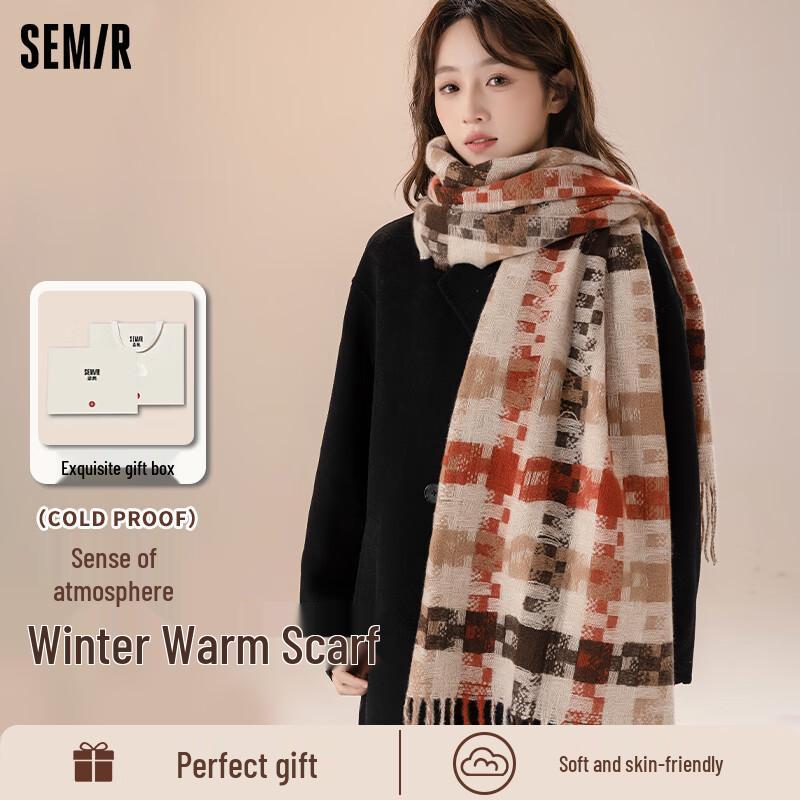 Semir Women s Warm Thick Plaid Scarf Shawl
Semir Women s Warm Thick Plaid Scarf Shawl