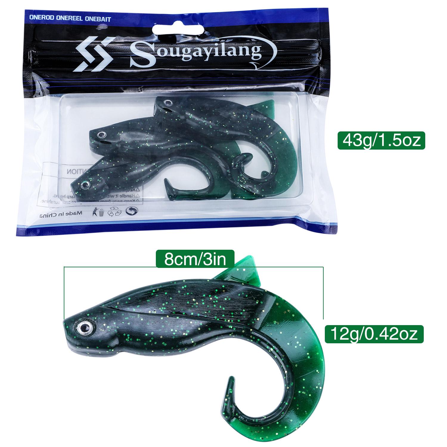 Рыболовная приманка Sougayilang, приманка для окуня, 3 шт., приманки для ловли окуня в соленой воде, пресноводной форели 3 Pcs зелёный
Рыболовная приманка Sougayilang, приманка для окуня, 3 шт., приманки для ловли окуня в соленой воде, пресноводной форели 3 Pcs зелёный