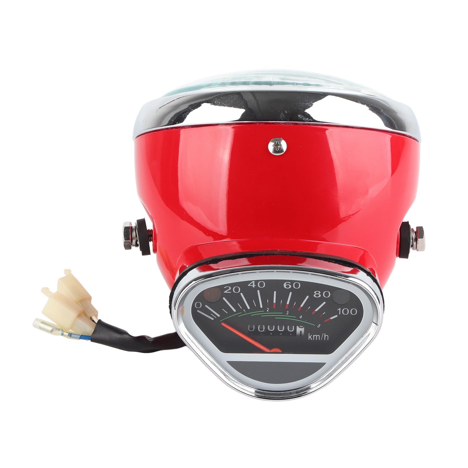 Headlight Speedometer Set High Brightness Accuracy Red Headlight Assy with Odometer for SS50 CL50
Headlight Speedometer Set High Brightness Accuracy Red Headlight Assy with Odometer for SS50 CL50