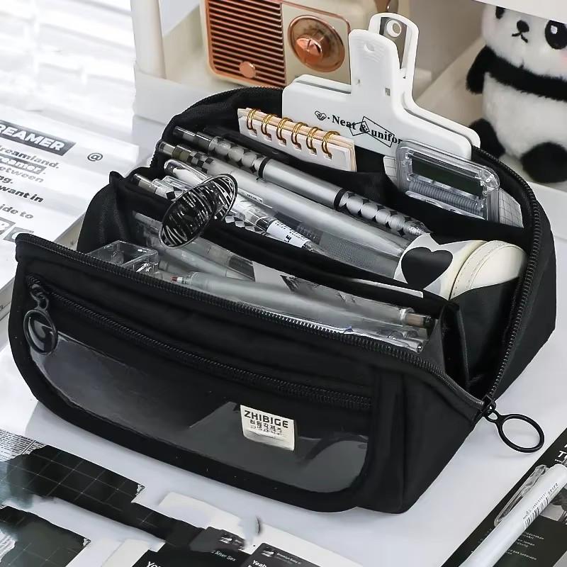 Большая вместимость пенала коробка прозрачная кавайная сумка стоячий органайзер для канцелярских принадлежностей корейский мешочек для девочек обратно в школу чёрный
Большая вместимость пенала коробка прозрачная кавайная сумка стоячий органайзер для канцелярских принадлежностей корейский мешочек для девочек обратно в школу чёрный