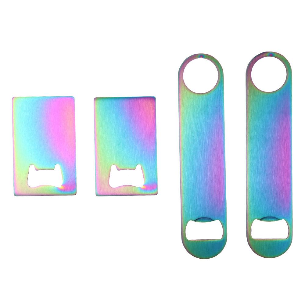 4Pcs Rainbow Color Bottle Opener Flat lid opener Bar Bartender beer opener Restaurant
4Pcs Rainbow Color Bottle Opener Flat lid opener Bar Bartender beer opener Restaurant