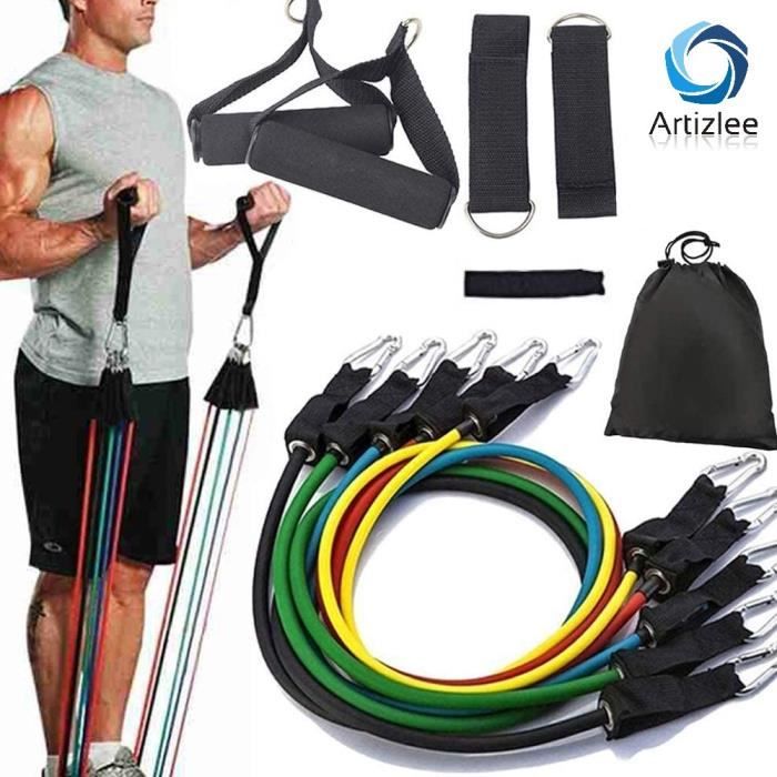 Bandes de Résistance Set Elastiques, Artizlee Kit de 11 Accessoires Musculation-Bandes de Fitness Exercice Elastiques Yoga Pilâtes G
Bandes de Résistance Set Elastiques, Artizlee Kit de 11 Accessoires Musculation-Bandes de Fitness Exercice Elastiques Yoga Pilâtes G