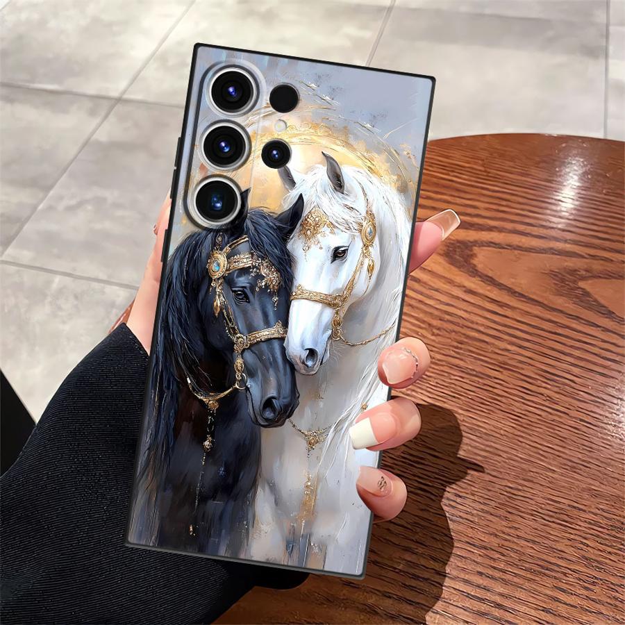 Animal Horse Pattern Case for Samsung Galaxy S24 Plus S25 Edge S23 Ultra S20 S21 FE Black Soft Phone Cover Galaxy S24 Ultra
Animal Horse Pattern Case for Samsung Galaxy S24 Plus S25 Edge S23 Ultra S20 S21 FE Black Soft Phone Cover Galaxy S24 Ultra