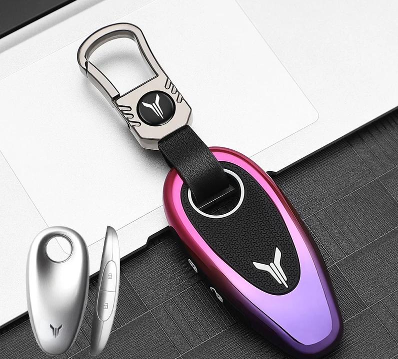 Car Zinc Alloy Key Case Cover Holder Chain For Voyah Free Smart Fob Key Protective Shell Auto Decoration Interior Accessories 3 buttons
Car Zinc Alloy Key Case Cover Holder Chain For Voyah Free Smart Fob Key Protective Shell Auto Decoration Interior Accessories 3 buttons