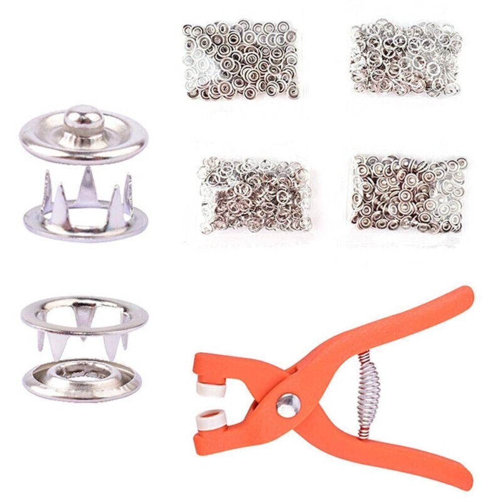 Tool Five-claw Buckle Metal Sewing Buttons Snap Fasteners Plastic Pliers Pressure Plier 50pcs Set
Tool Five-claw Buckle Metal Sewing Buttons Snap Fasteners Plastic Pliers Pressure Plier 50pcs Set