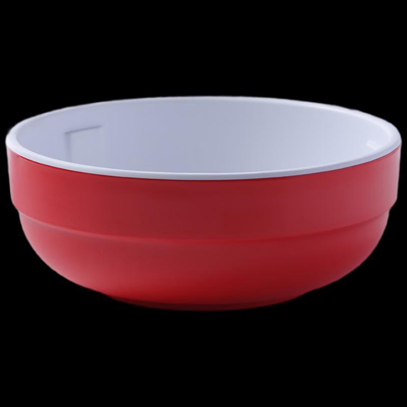 Melamine Imitation Porcelain Dinner Plate with Red & White Border
Melamine Imitation Porcelain Dinner Plate with Red & White Border