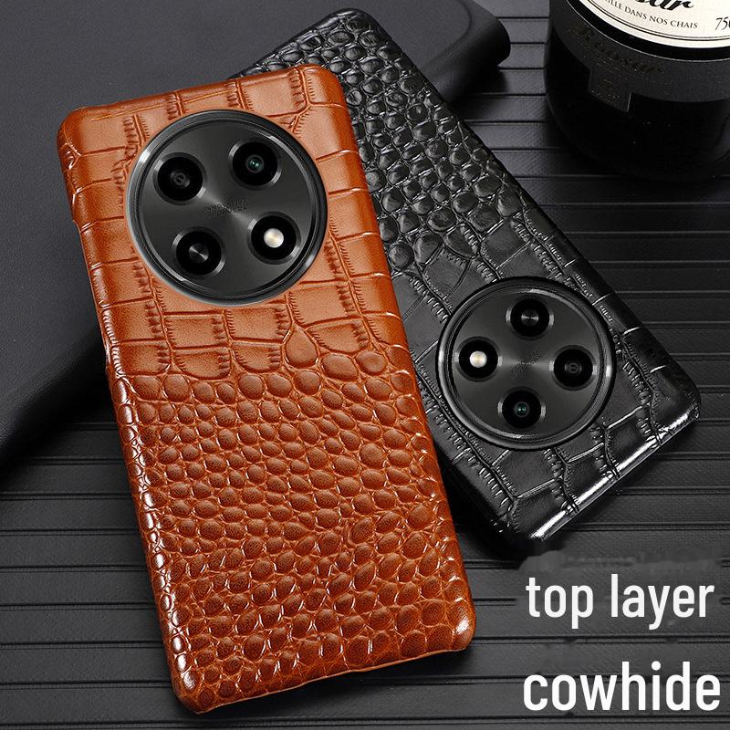 OPPO A2 Leather Half-Cover Case with Crocodile Pattern - Genuine Cowhide Protective Cover A58 кавовий
OPPO A2 Leather Half-Cover Case with Crocodile Pattern - Genuine Cowhide Protective Cover A58 кавовий