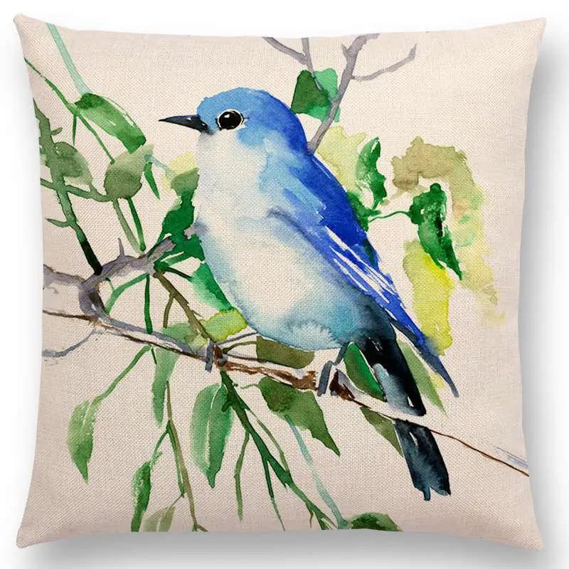 Watercolor Lovely Birds Cushion Cover Robin Tit Finch Hummingbird Goldfinch Sparrow Prints Pillow Case 30x30cm
Watercolor Lovely Birds Cushion Cover Robin Tit Finch Hummingbird Goldfinch Sparrow Prints Pillow Case 30x30cm