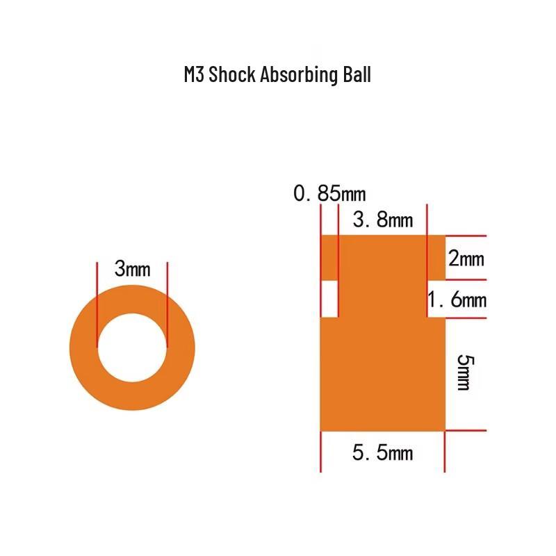 HAKRC FPV Drone Flight Controller Stack Silicone Damping Balls 10 Pcs
HAKRC FPV Drone Flight Controller Stack Silicone Damping Balls 10 Pcs