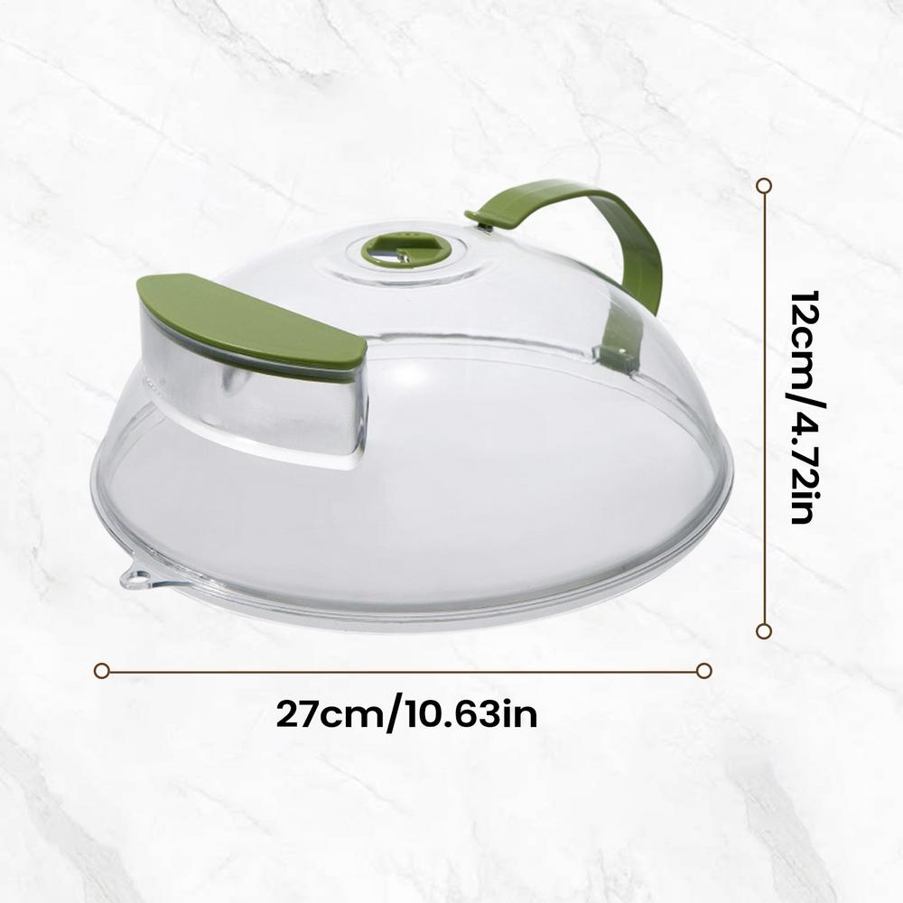 Microwave Food Cover Anti-Splash Round Guard with Water Steamer, Microwave Plate Cover for Kitchen Cooking Heating Cookware білий
Microwave Food Cover Anti-Splash Round Guard with Water Steamer, Microwave Plate Cover for Kitchen Cooking Heating Cookware білий