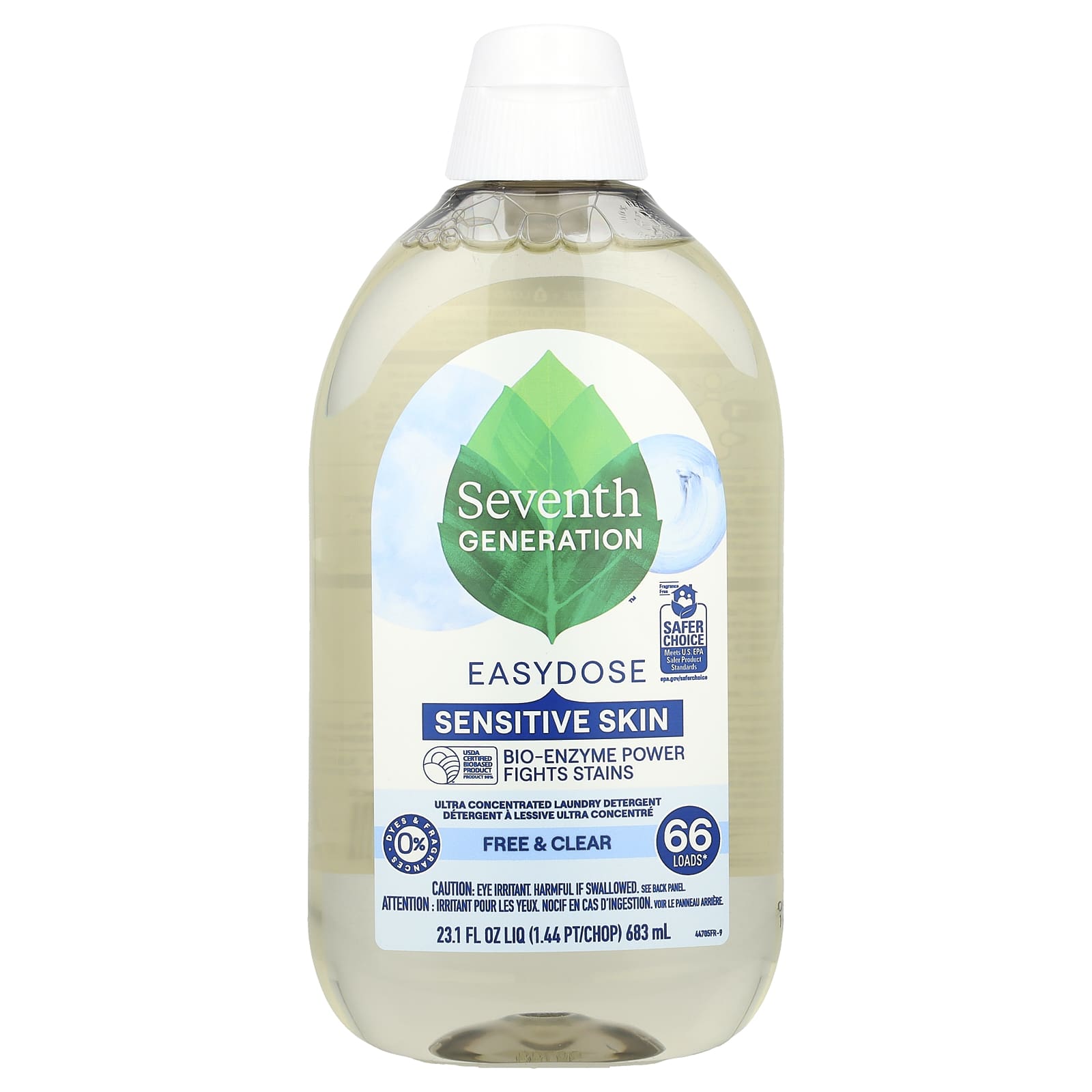 Easydose, Concentrated Laundry Detergent, Unscented & Clear, 66 Uses, 683 Ml (23.1 Fl Oz)
Easydose, Concentrated Laundry Detergent, Unscented & Clear, 66 Uses, 683 Ml (23.1 Fl Oz)
