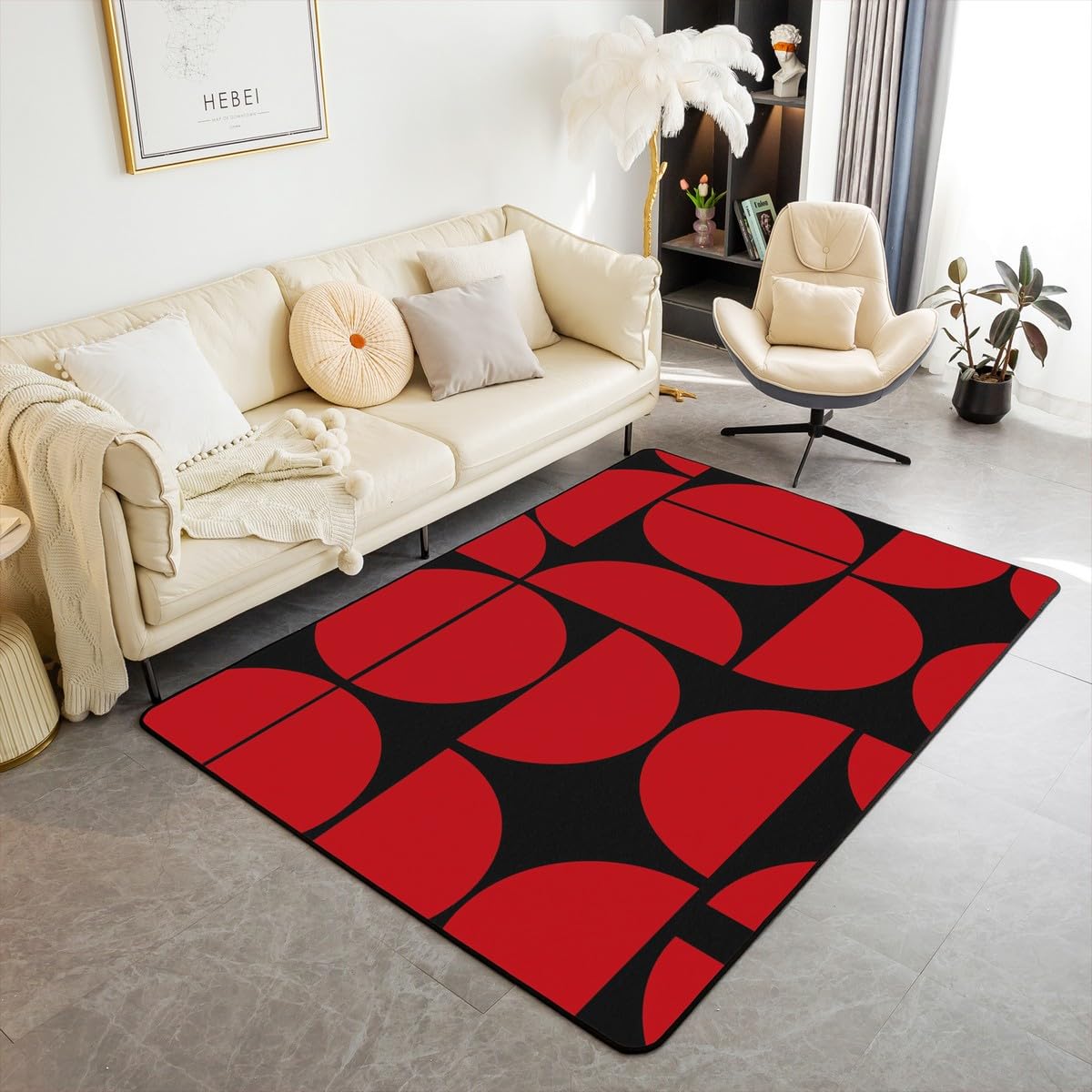 Erosebridal Mid Century Area Rug Boho Blue Living Room Rugs Area Rug 5x7,Colorful Modern Art Geometric Decorative Carpet Aesthetic Abstract 160cm x 200cm
Erosebridal Mid Century Area Rug Boho Blue Living Room Rugs Area Rug 5x7,Colorful Modern Art Geometric Decorative Carpet Aesthetic Abstract 160cm x 200cm