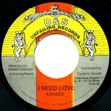 7inch Record XANADU - I Need Love NONE D & S Unfailing Jamaica Reggae, Ska & Dub Used
7inch Record XANADU - I Need Love NONE D & S Unfailing Jamaica Reggae, Ska & Dub Used