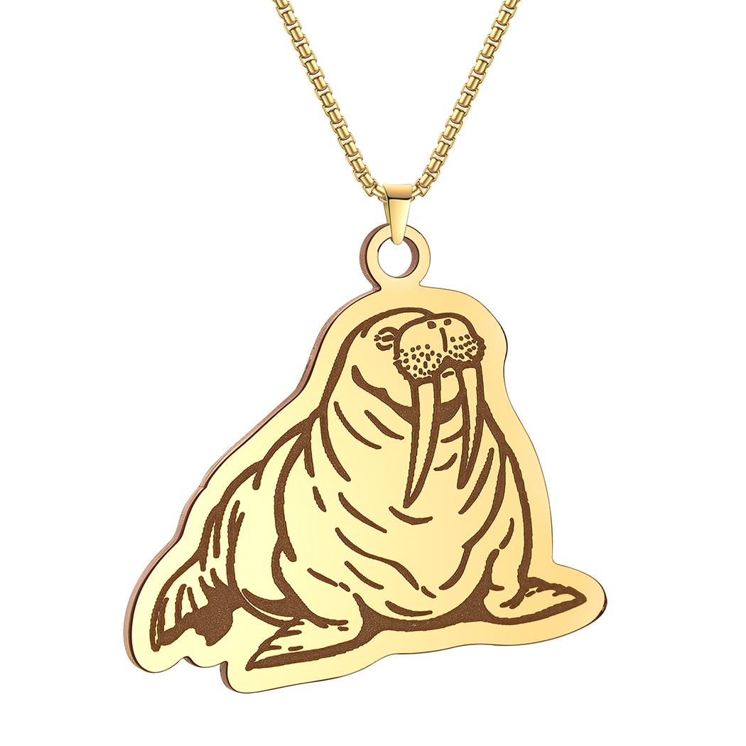 Kinitial Chubby Pacific Walrus Necklace For Men Women Stainless Steel Necklaces Chain Sea Animal Male Necklace Jewelry Gifts
Kinitial Chubby Pacific Walrus Necklace For Men Women Stainless Steel Necklaces Chain Sea Animal Male Necklace Jewelry Gifts