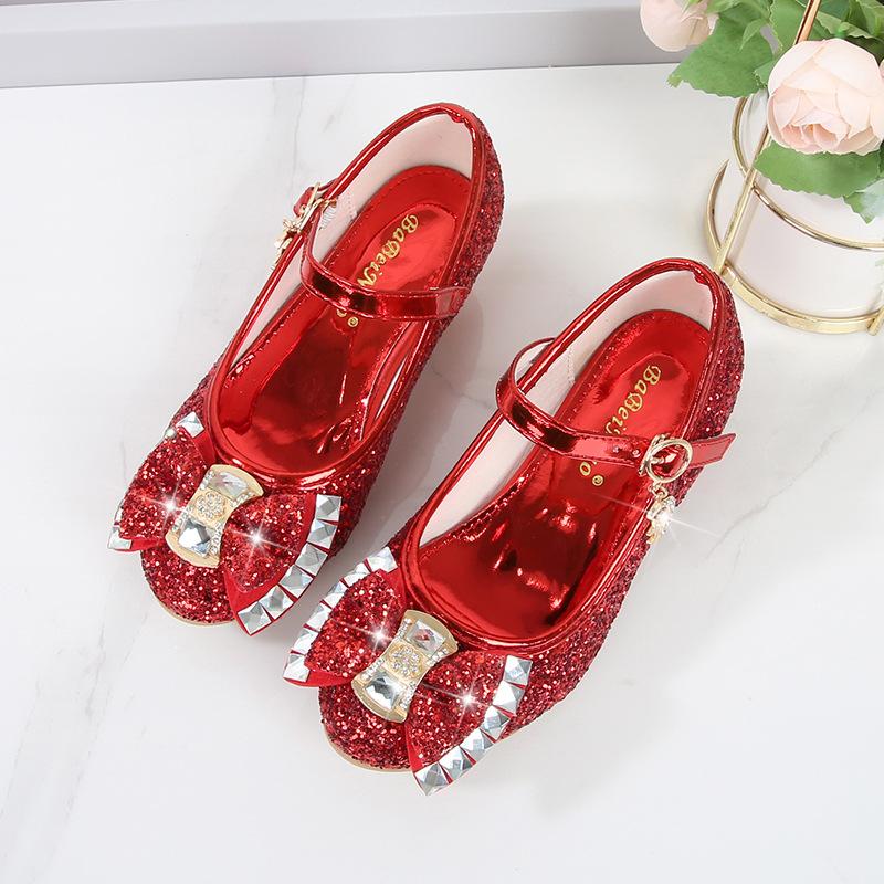 Girls High Heels Spring and Autumn New Princess Shoes Student Children s Single Shoes Little Girl Performance Crystal Leather Shoes
Girls High Heels Spring and Autumn New Princess Shoes Student Children s Single Shoes Little Girl Performance Crystal Leather Shoes