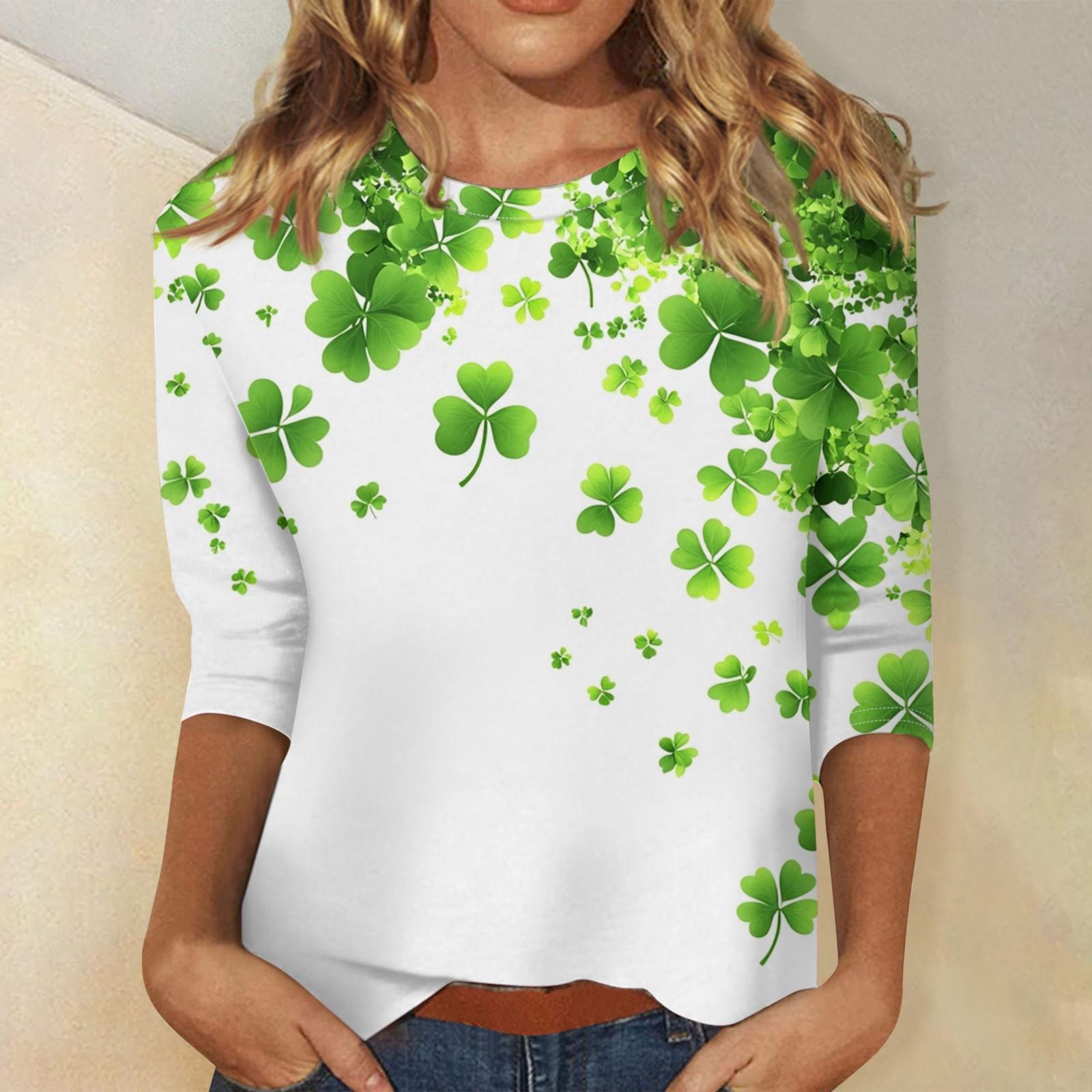 Женская модная повседневная свободная футболка с круглым вырезом и рукавами 3/4 с принтом, женский топ XL белый
Женская модная повседневная свободная футболка с круглым вырезом и рукавами 3/4 с принтом, женский топ XL белый