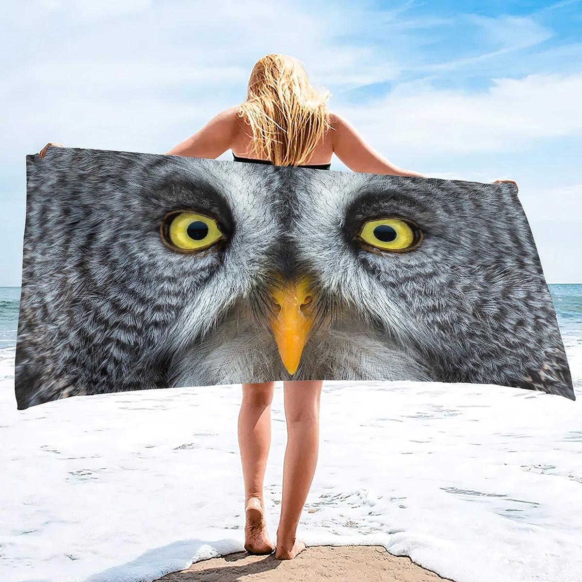 Owl Beach Towel Quick Dry Shower Swim Bath Towels, Oversized Multipurpose Towels Microfiber Beach Towels Beach Accessories W40*H60(CM)
Owl Beach Towel Quick Dry Shower Swim Bath Towels, Oversized Multipurpose Towels Microfiber Beach Towels Beach Accessories W40*H60(CM)