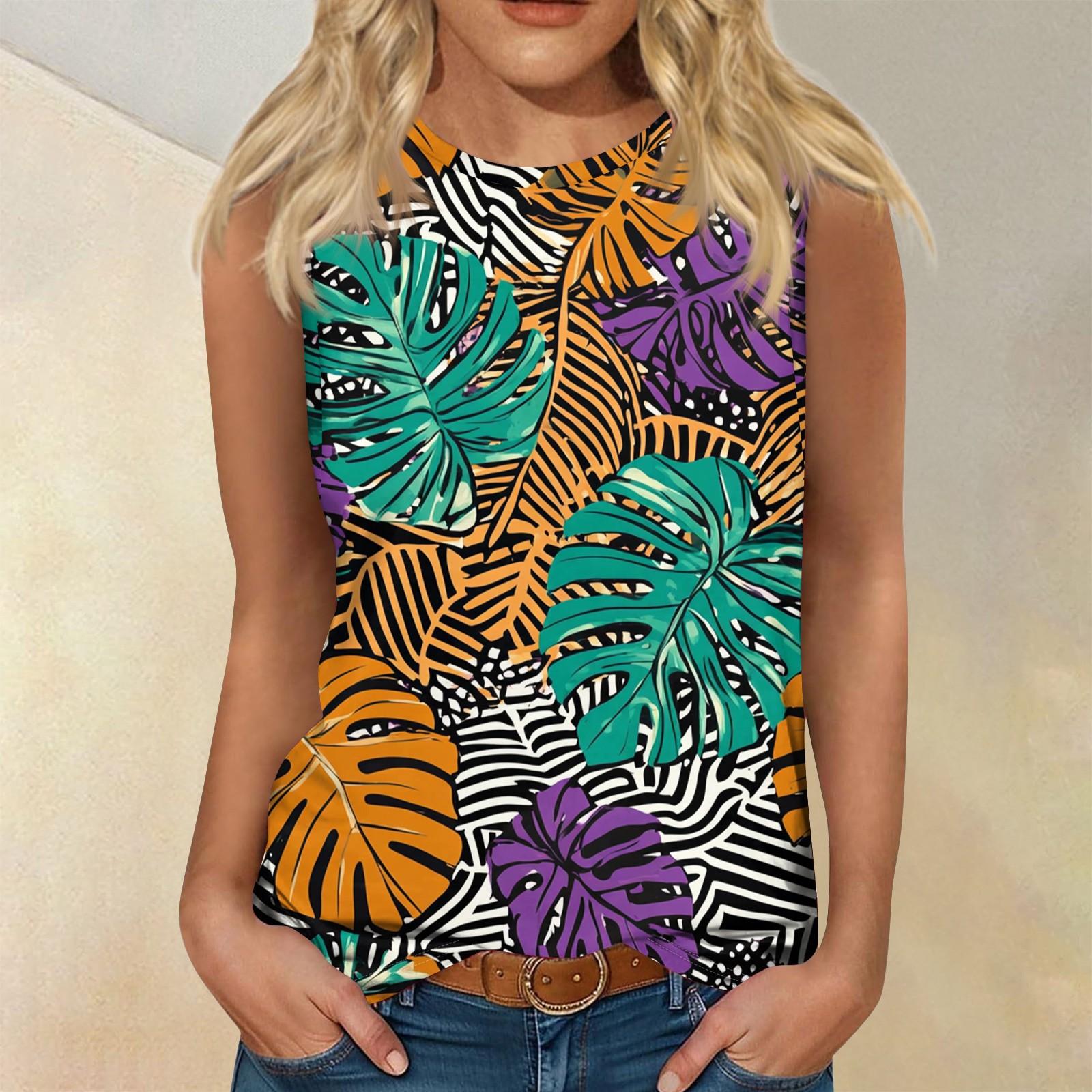 Женская мода, летняя майка с круглым вырезом, легкая майка без рукавов с принтом M
Женская мода, летняя майка с круглым вырезом, легкая майка без рукавов с принтом M