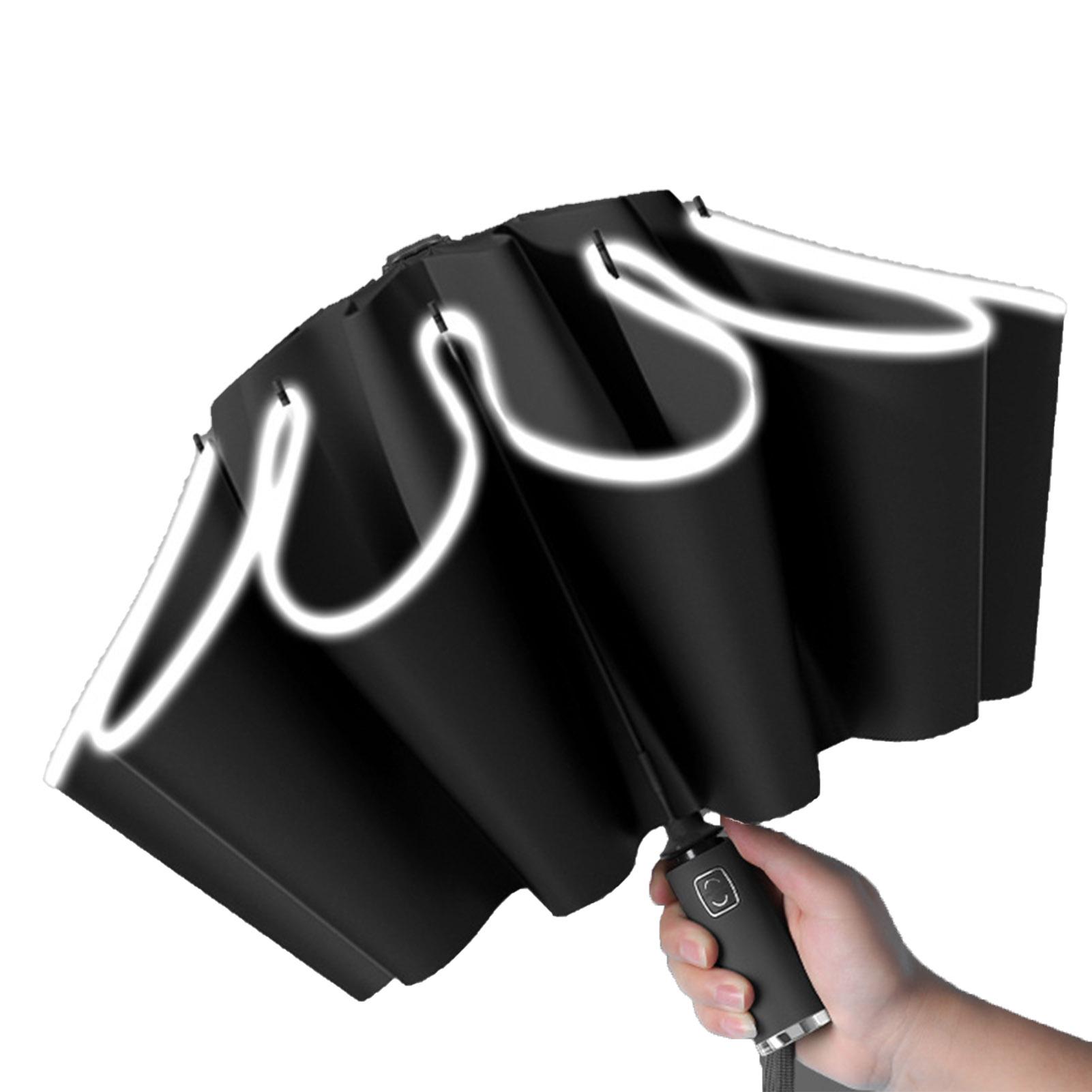 Automatic Reverse Umbrella Large One Key Control with Reflective Strip Folding Umbrella for Sunny
Automatic Reverse Umbrella Large One Key Control with Reflective Strip Folding Umbrella for Sunny