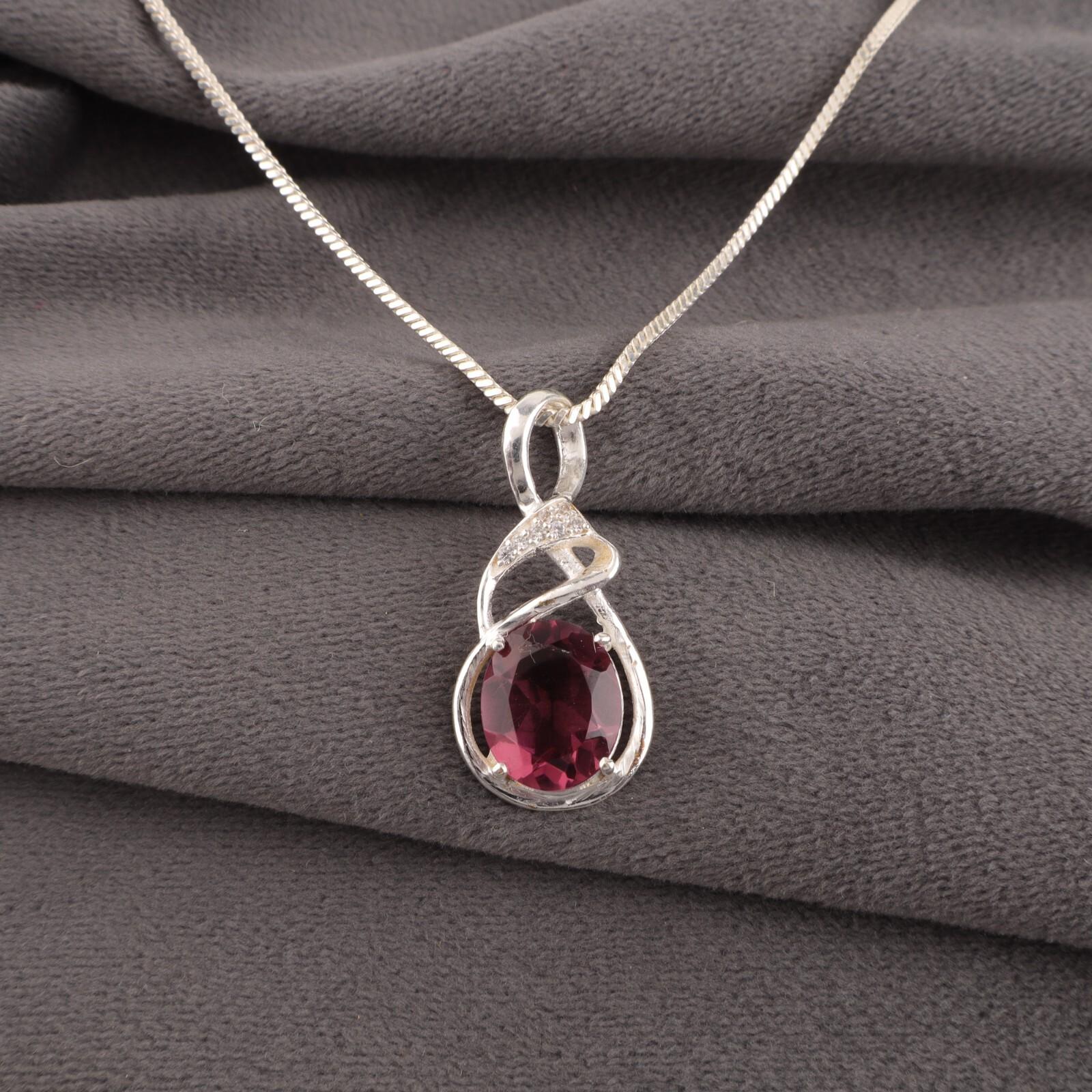 Rhodolite Gemstone 925 Sterling Silver Jewelry Zircon Pendant 1.22 Gift For Her CZP-13-8
Rhodolite Gemstone 925 Sterling Silver Jewelry Zircon Pendant 1.22 Gift For Her CZP-13-8