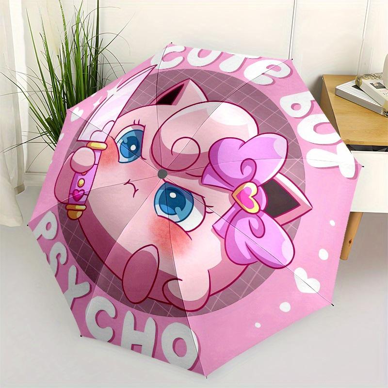 1pc Cute But Psycho Badge Umbrella with Plastic Handle,Suitable for All Seasons Home Travel Outdoor UmbrellaM958
1pc Cute But Psycho Badge Umbrella with Plastic Handle,Suitable for All Seasons Home Travel Outdoor UmbrellaM958