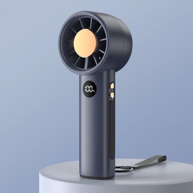 Portable Rechargeable Handheld Fan with Digital Display and Adjustable Speed 160mm*62mm*47mm
Portable Rechargeable Handheld Fan with Digital Display and Adjustable Speed 160mm*62mm*47mm