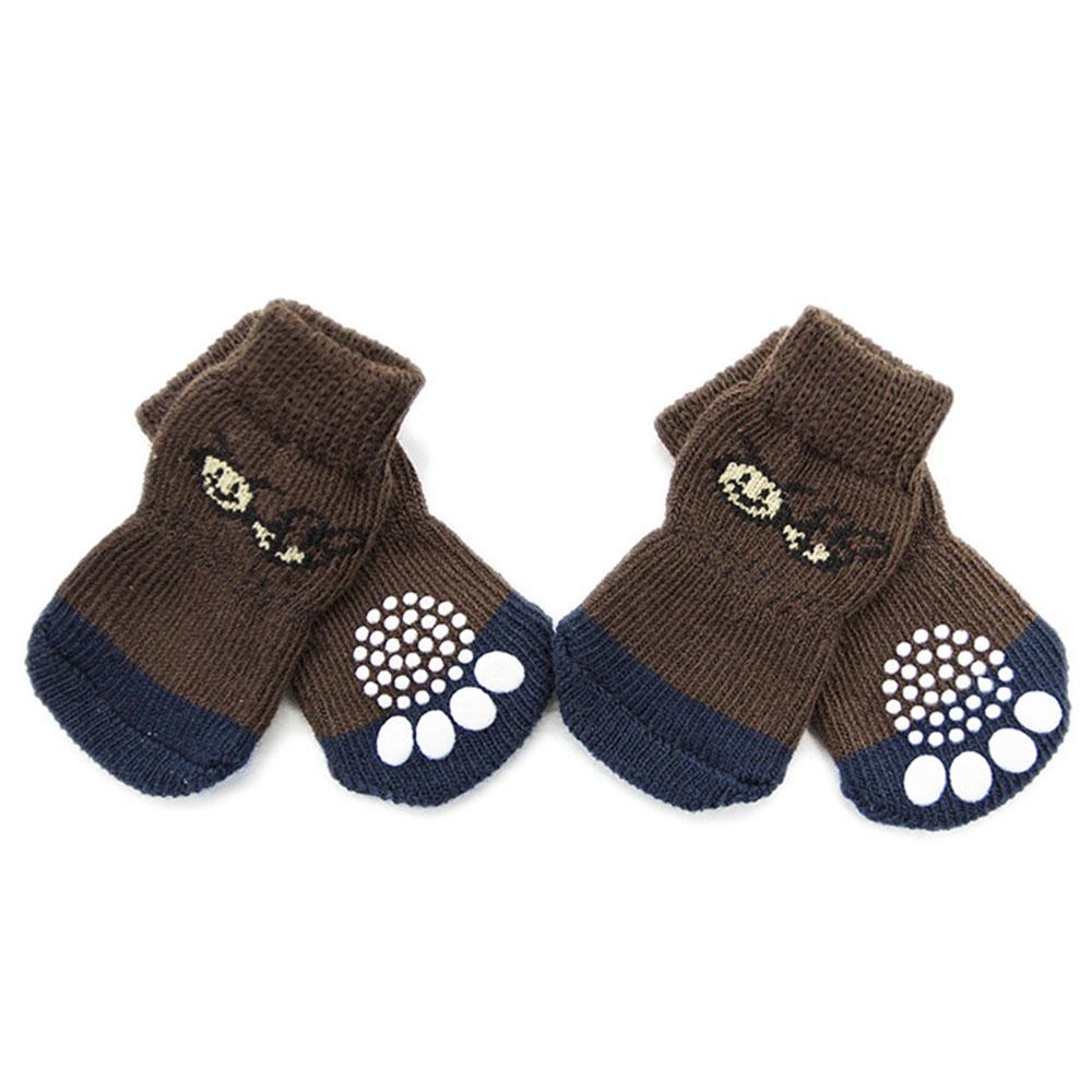 Премиальные противоскользящие носки для собак 4 шт. Комнатные носки для собак Предотвращают вылизывание и скольжение Отлично подходят для защиты лап собак средних и крупных пород XXL коричневый
Премиальные противоскользящие носки для собак 4 шт. Комнатные носки для собак Предотвращают вылизывание и скольжение Отлично подходят для защиты лап собак средних и крупных пород XXL коричневый