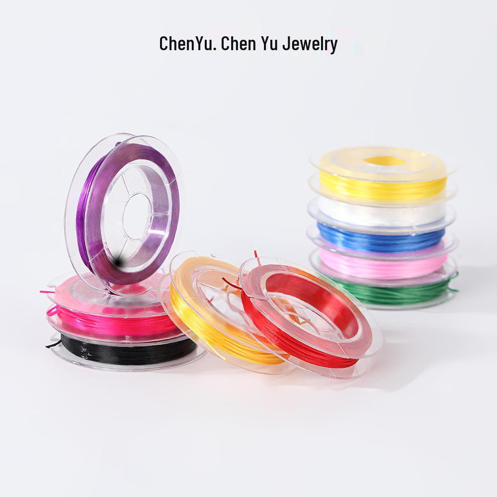 Elastic Flat Wire Bracelet Thread - Wear-Resistant, Colored, 10m for DIY Beading and Crystal Crafts 1 Pack 10m/0.8mm thick
Elastic Flat Wire Bracelet Thread - Wear-Resistant, Colored, 10m for DIY Beading and Crystal Crafts 1 Pack 10m/0.8mm thick