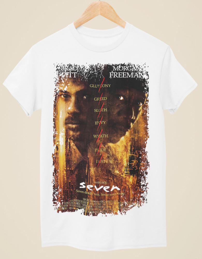 Seven - Movie Poster Inspired Unisex White T-Shirt Unisex T-Shirt XXXL
Seven - Movie Poster Inspired Unisex White T-Shirt Unisex T-Shirt XXXL