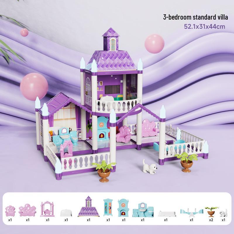Princess Dollhouse Playset: Little Girl s Castle Villa
Princess Dollhouse Playset: Little Girl s Castle Villa