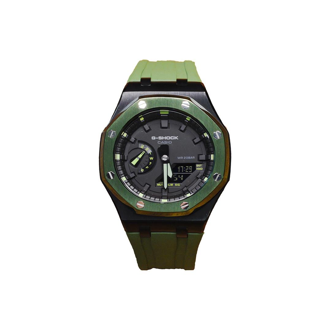 CASIO Men Liquid Crystal,Analog Dual Display Series Black Watch GA-2100-1A1(Watch3--) Hulk Regular Watch Box
CASIO Men Liquid Crystal,Analog Dual Display Series Black Watch GA-2100-1A1(Watch3--) Hulk Regular Watch Box