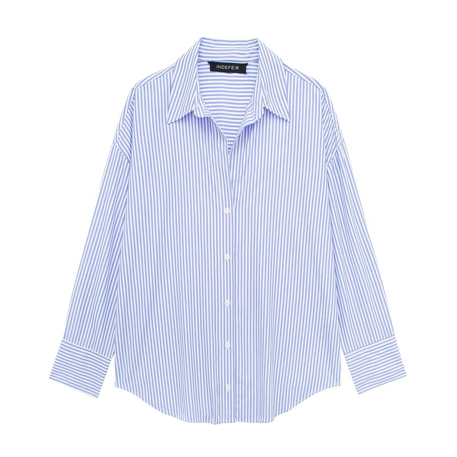 Spring European & American Women s Loose Long Sleeve Casual Poplin Shirt Extra Small
Spring European & American Women s Loose Long Sleeve Casual Poplin Shirt Extra Small