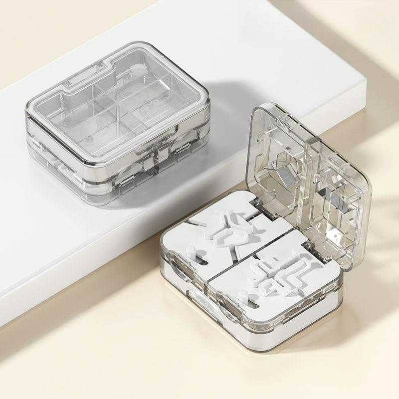 2in1 Double-Layer Pill Splitter And Organizer Portable Medicine Tablet Case with 4 Compartments Daily Medication Holder with Box белый
2in1 Double-Layer Pill Splitter And Organizer Portable Medicine Tablet Case with 4 Compartments Daily Medication Holder with Box белый
