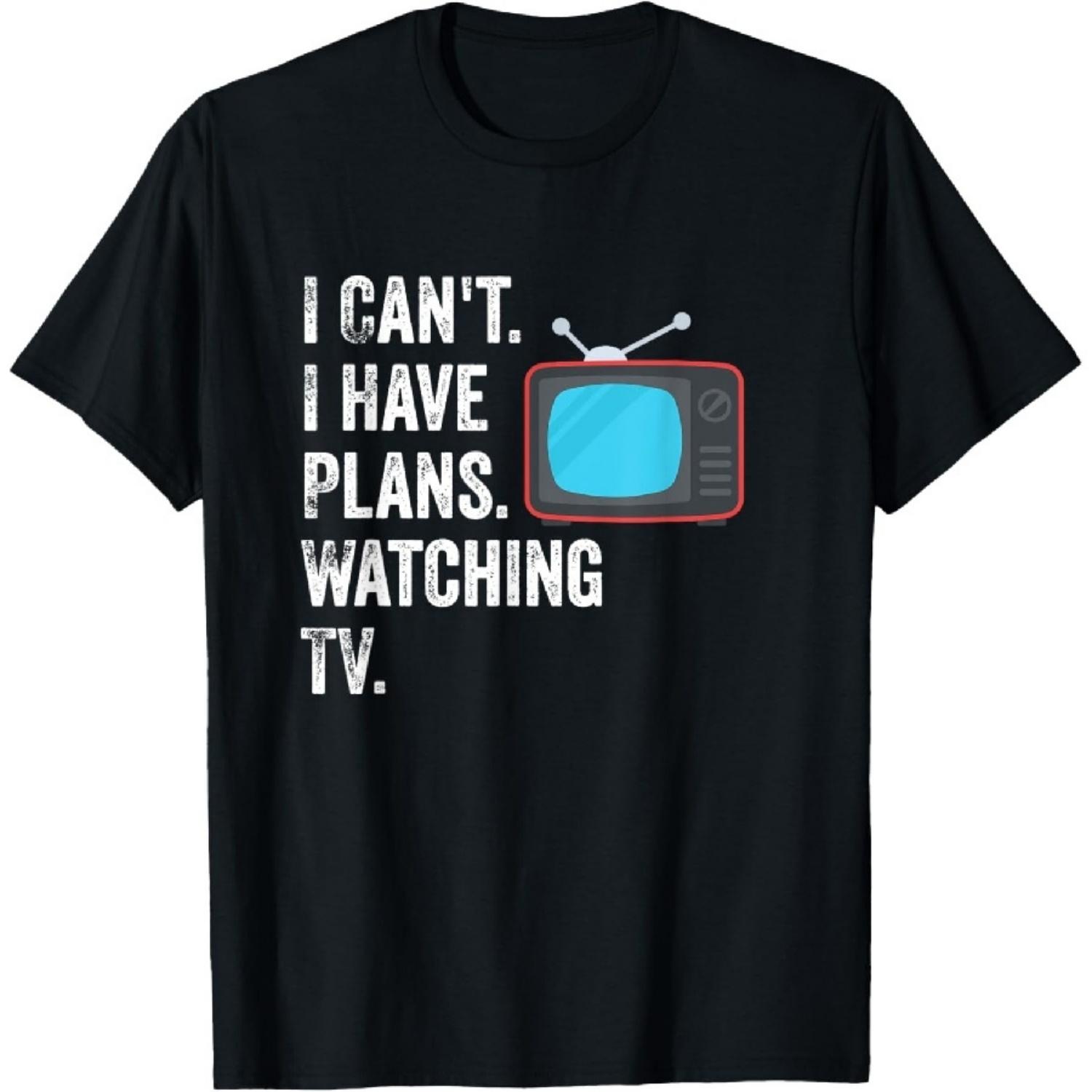 Can t. I Have Plans. Watching TV. Funny TV Show Fan T-Shirt XXXXXL чорний
Can t. I Have Plans. Watching TV. Funny TV Show Fan T-Shirt XXXXXL чорний