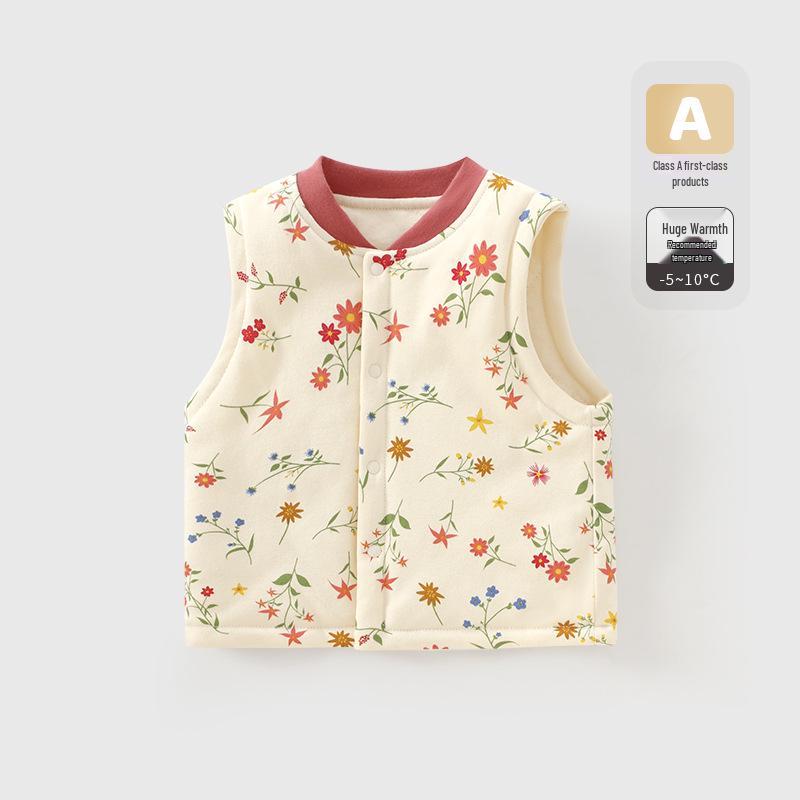 Autumn Winter Girls Cute Cotton Padded Warm Vest for Newborns 130 cm
Autumn Winter Girls Cute Cotton Padded Warm Vest for Newborns 130 cm