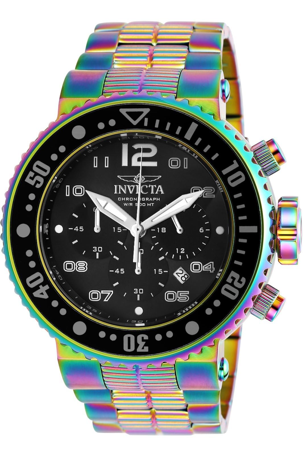 Invicta 25078 Pro Diver Кварцевый Хронограф Часы с Черным Циферблатом Мужские
Invicta 25078 Pro Diver Кварцевый Хронограф Часы с Черным Циферблатом Мужские