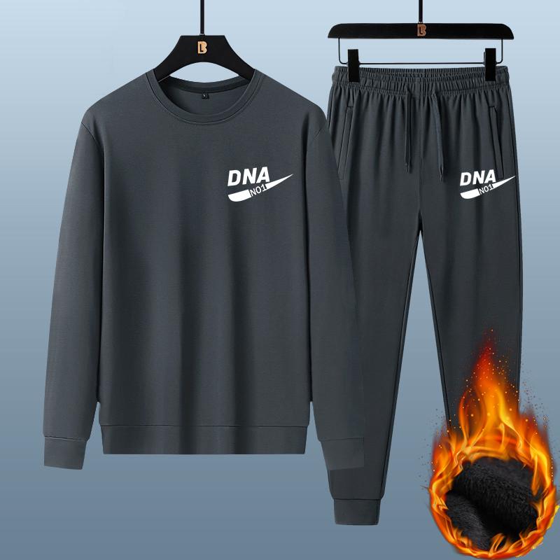 Autumn Winter Sports Two-piece for Men s Plus Velvet Thickened Loose Sweatshirts Suit L серый
Autumn Winter Sports Two-piece for Men s Plus Velvet Thickened Loose Sweatshirts Suit L серый