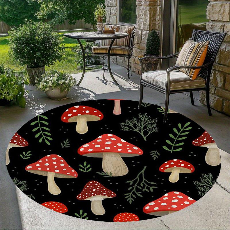 Trippy Psychedelic Mushroom Forest Print Round Rug Washable Non-Slip Indoor Outdoor Rug for Patio Living Room Bedroom Decor 80cm x 80cm
Trippy Psychedelic Mushroom Forest Print Round Rug Washable Non-Slip Indoor Outdoor Rug for Patio Living Room Bedroom Decor 80cm x 80cm